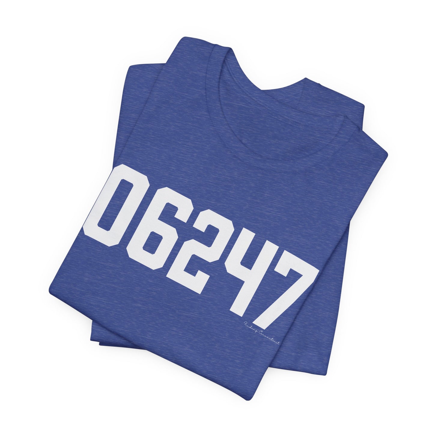 06247 Hampton CT Zip Code Unisex Jersey Short Sleeve T-Shirt