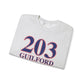 203 Guilford Red White & Blue Unisex Heavy Blend™ Crewneck Sweatshirt