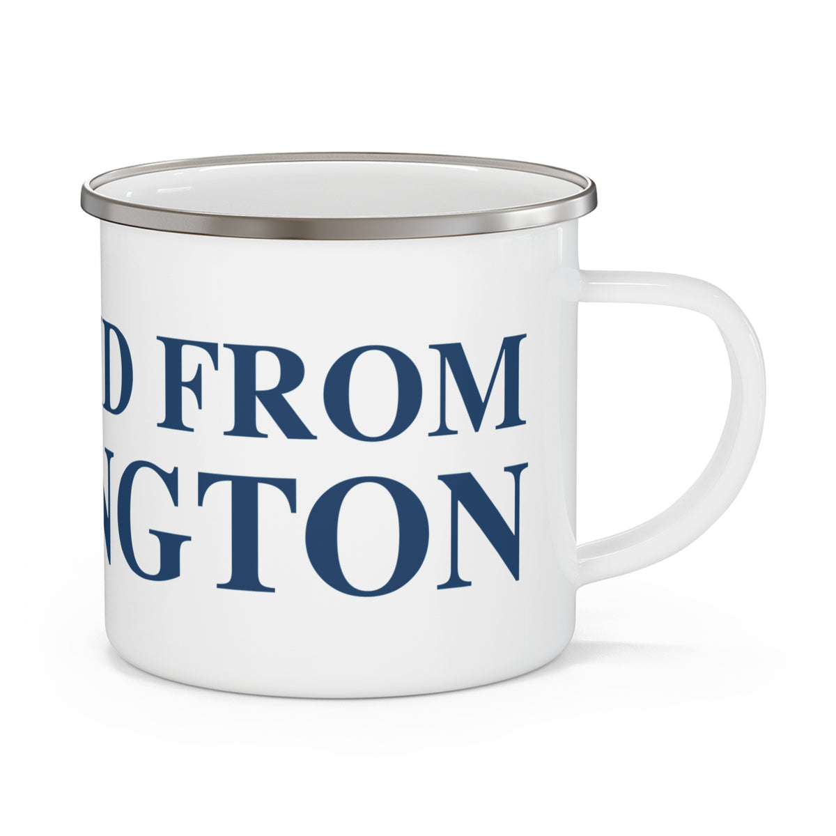 Just a kid from Washington Enamel Camping Mug