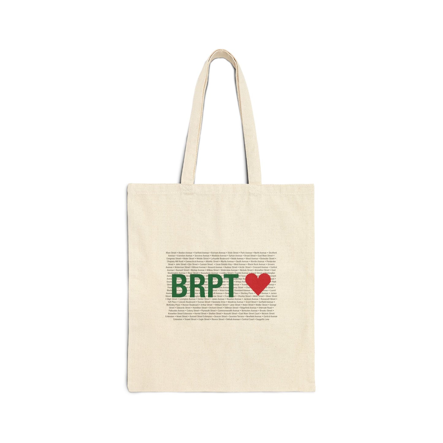 Bridgeport Love Cotton Canvas Tote Bag