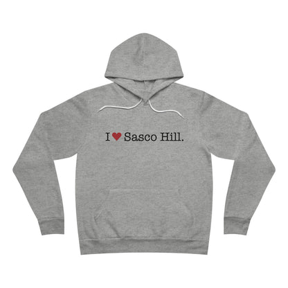 I Heart Sasco Hill. Unisex Sponge Fleece Pullover Hoodie