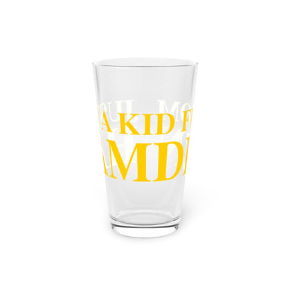 Just a kid from Hamden Pint Glass, 16oz
