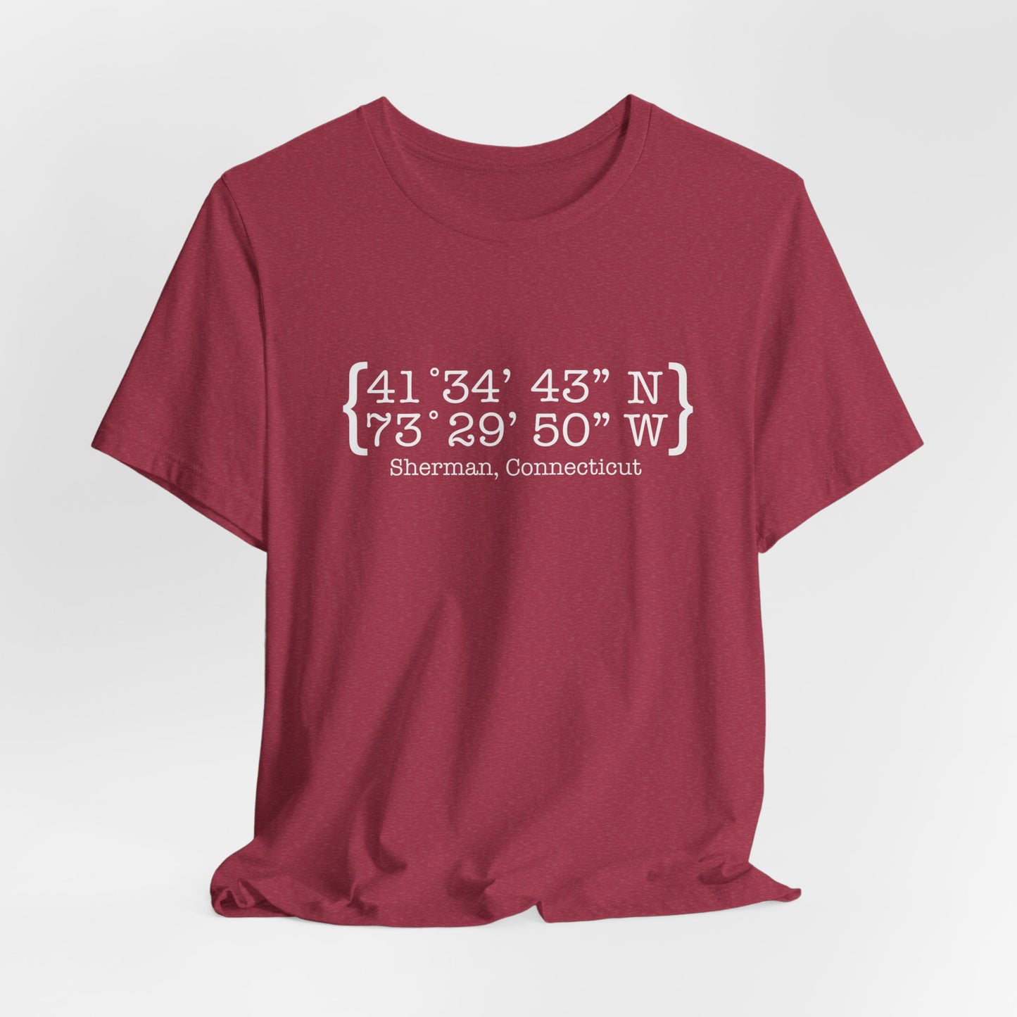 Sherman Coordinates Unisex Jersey Short Sleeve Tee