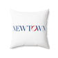 41 Tilt Newtown Spun Polyester Square Pillow