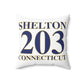 Shelton 203 Connecticut Spun Polyester Square Pillow