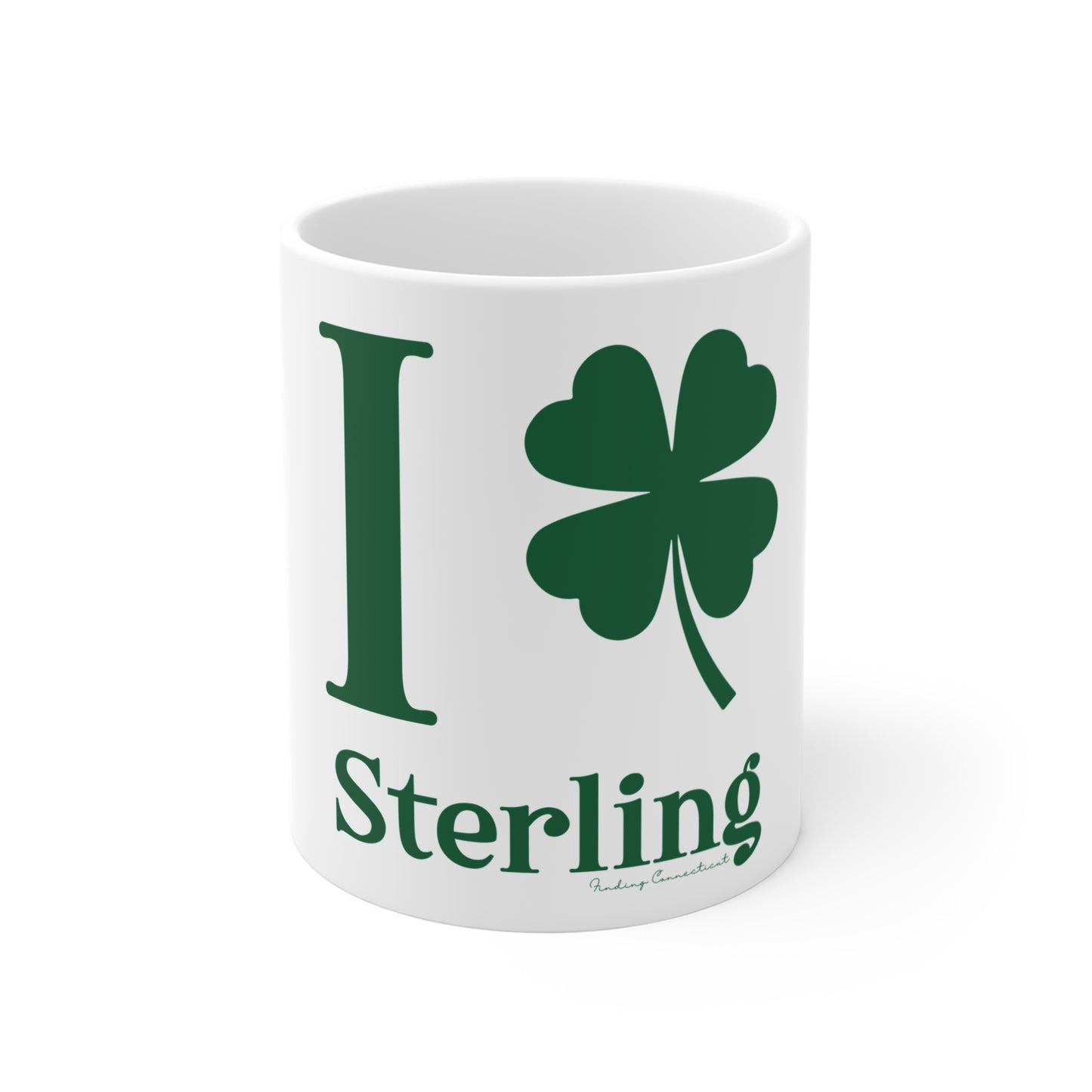I Clover Sterling Mug 11oz