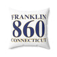 Franklin 860 Connecticut Spun Polyester Square Pillow