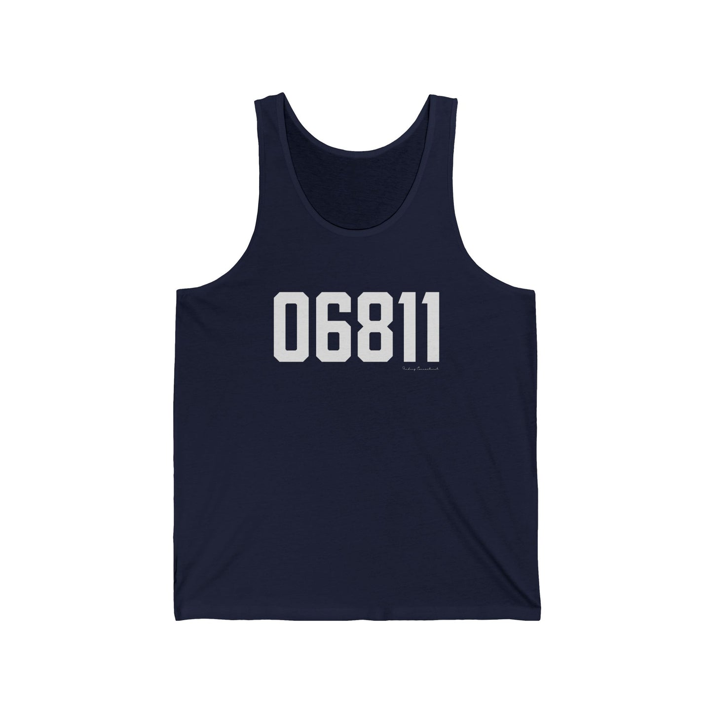 06811 Danbury CT Zip Code Unisex Jersey Tank Top