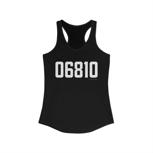 06810 Danbury CT Zip Code Women's Ideal Racerback Tank Top