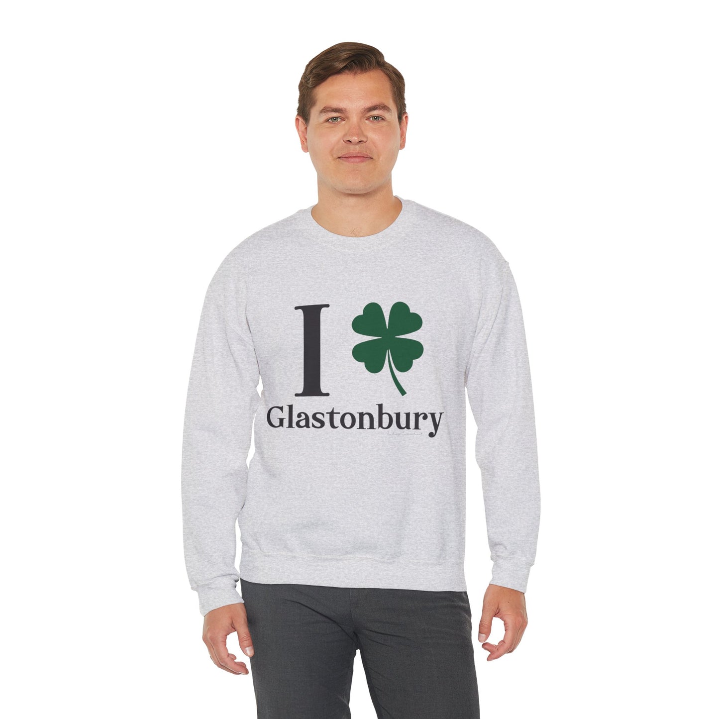 I Clover Glastonbury Unisex Heavy Blend™ Crewneck Sweatshirt