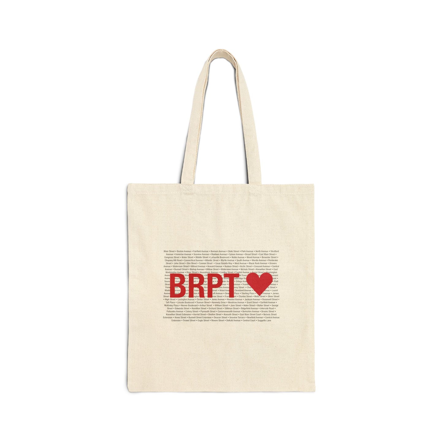 Bridgeport Love Cotton Canvas Tote Bag