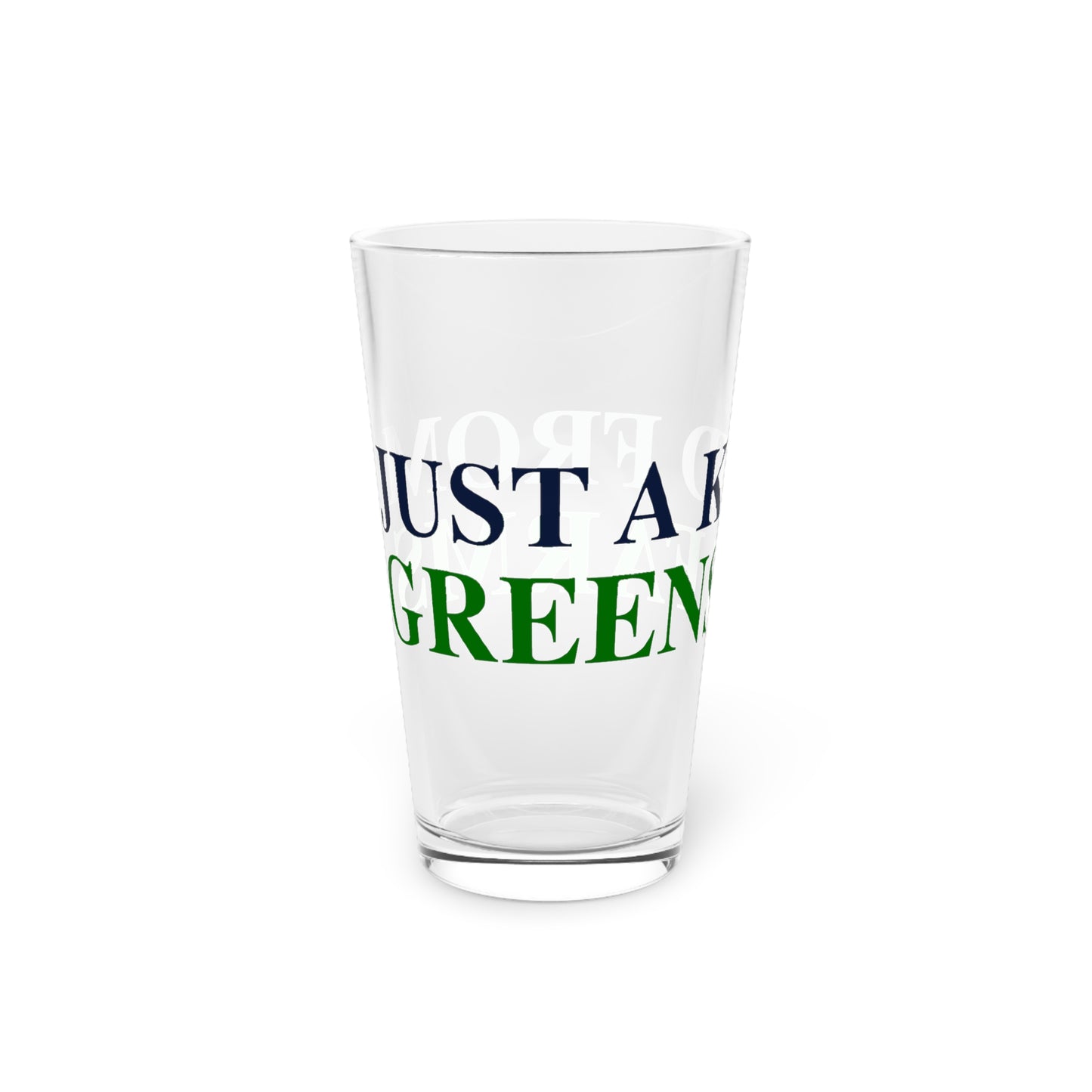 Just a kid from Greens Farms Pint Glass, 16oz