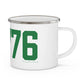 06776 New Milford Connecticut Zip Code Enamel Camping Mug