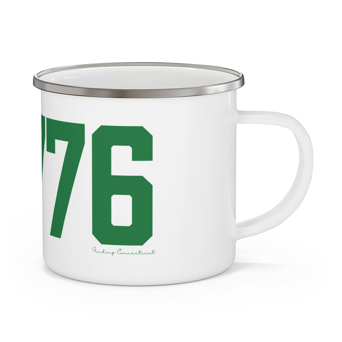 06776 New Milford Connecticut Zip Code Enamel Camping Mug