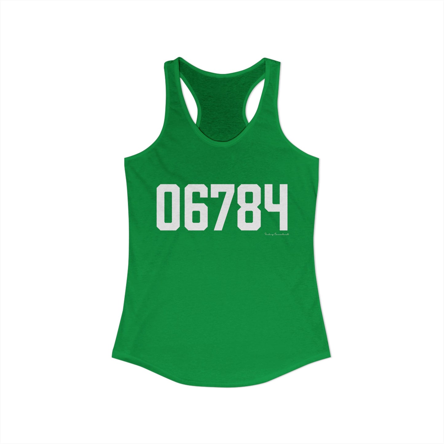 06784 Sherman CT Zip Code Women's Ideal Racerback Tank Top