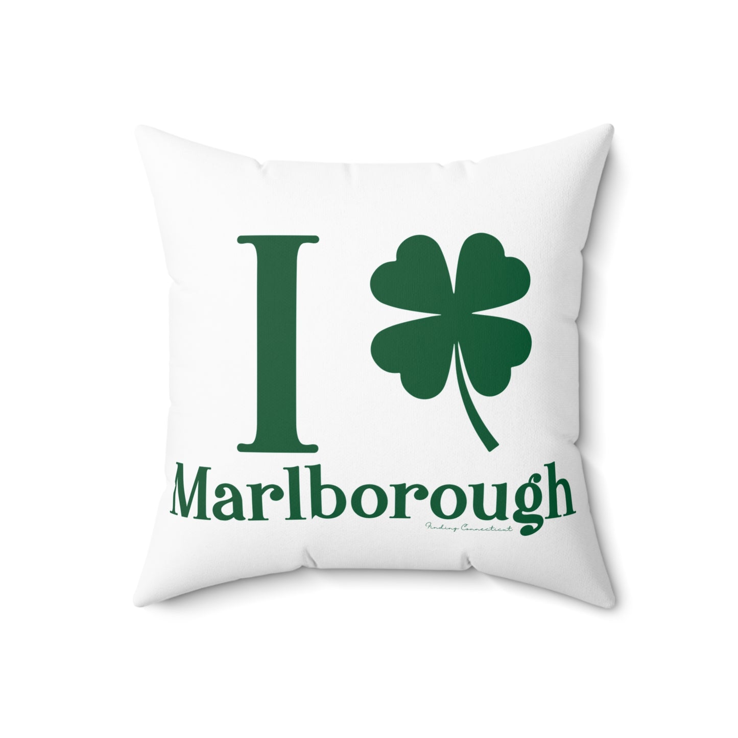 I Clover Marlborough Spun Polyester Square Pillow
