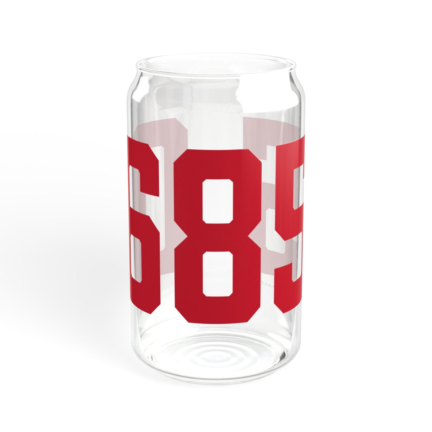 06855 Norwalk Connecticut Zip Code Sipper Glass, 16oz