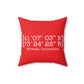 Norwalk Coordinates  Spun Polyester Square Pillow
