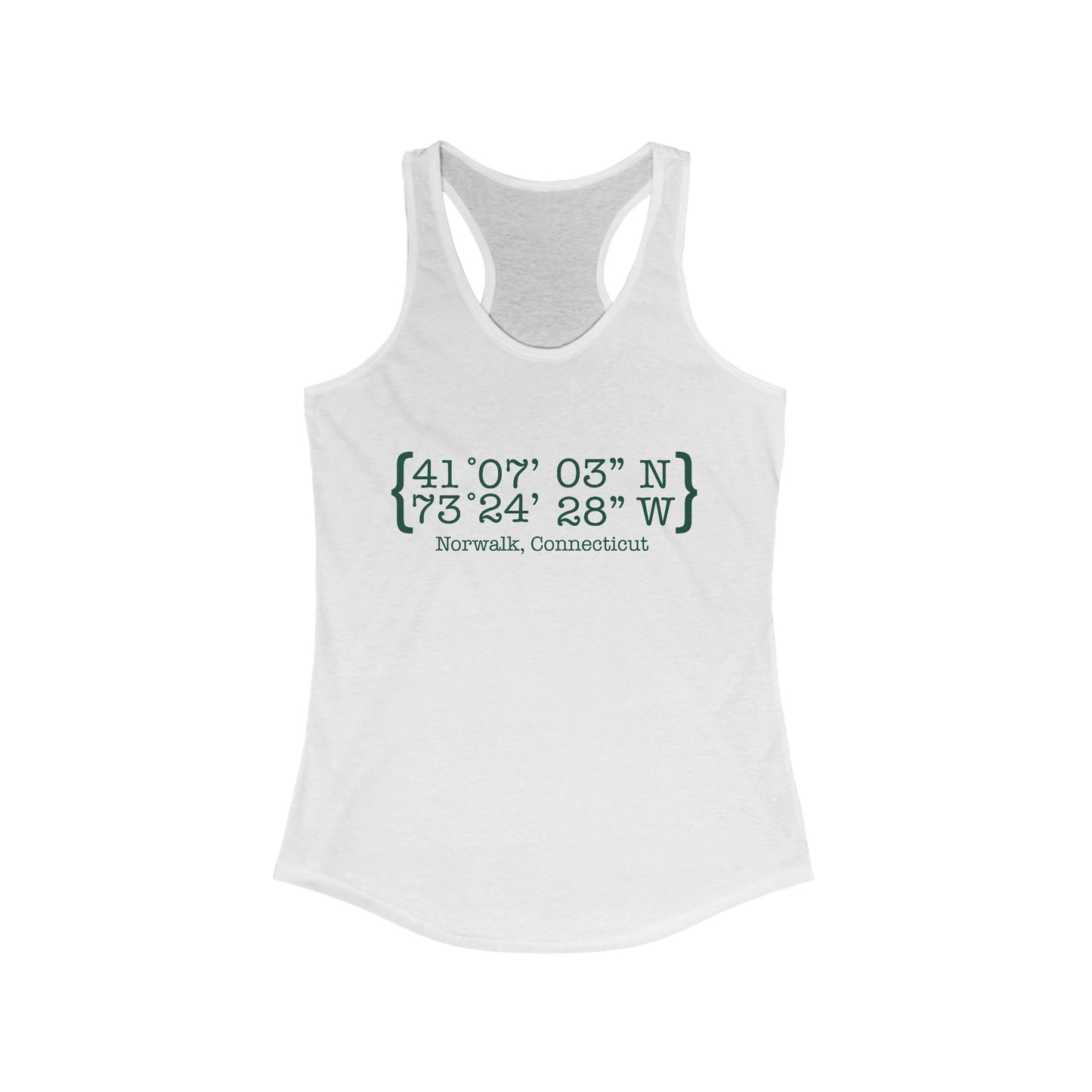 Norwalk Coordinates Women's Ideal Racerback Tank Top Shirt