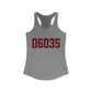 06035 Granby Connecticut Zip Code Women's Ideal Racerback Tank Top