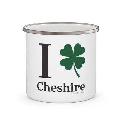 I Clover Cheshire Enamel Camping Mug