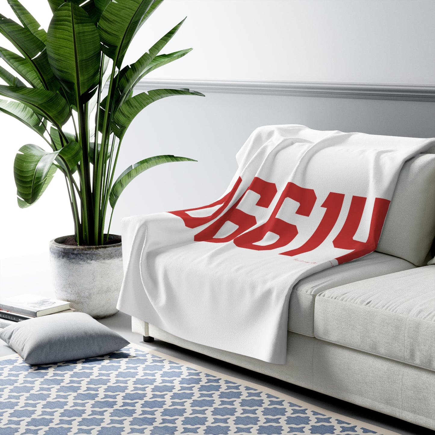 06614 - Stratford Connecticut Zip Code Sherpa Fleece Blanket