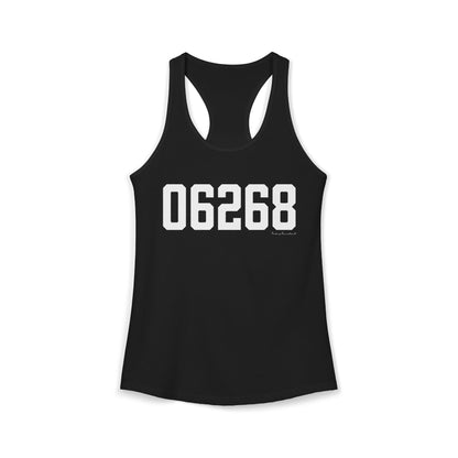 06268 Storrs CT Zip Code Women's Ideal Racerback Tank