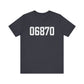 06870 - Greenwich CT Zip Code Unisex Jersey Short Sleeve T-Shirt