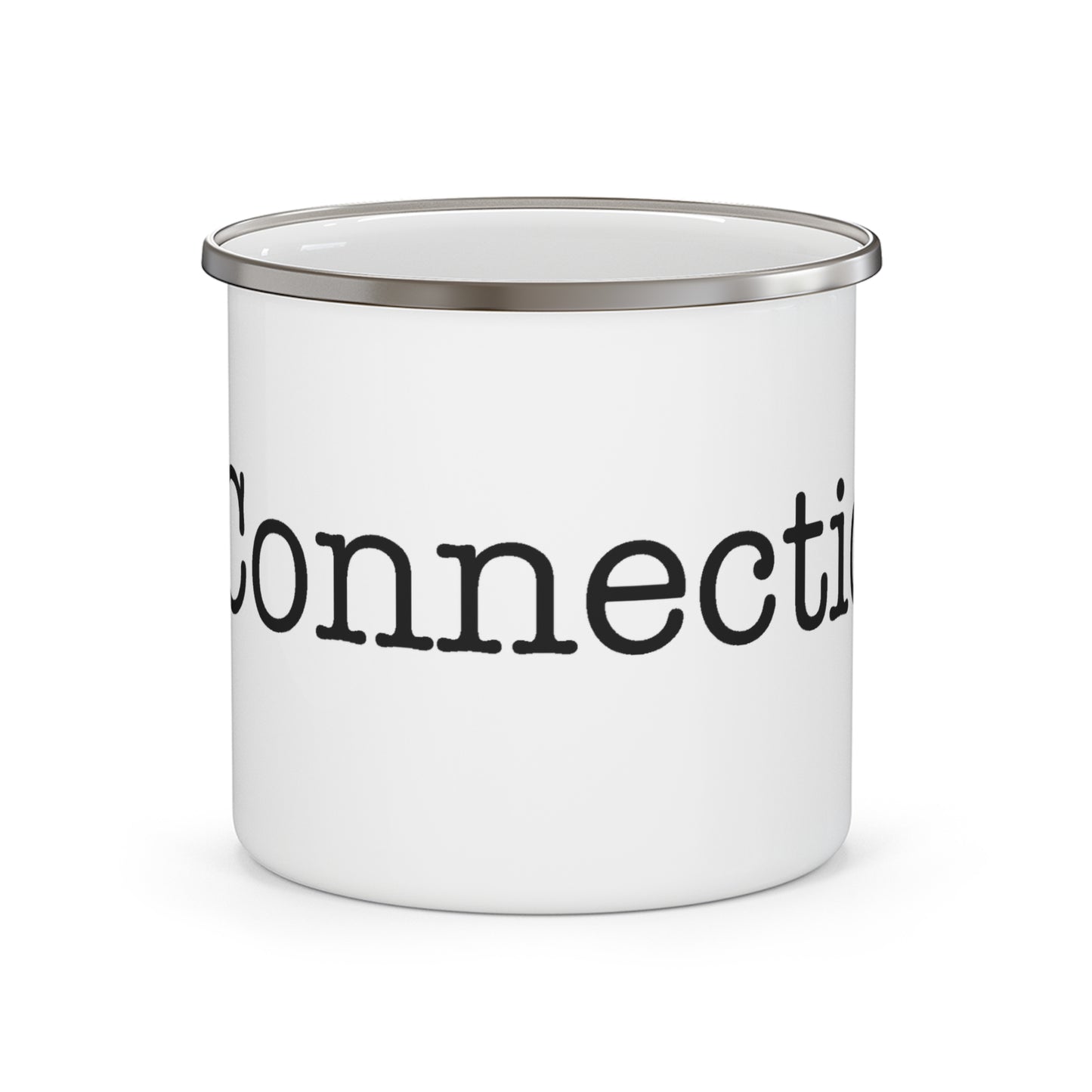 I Heart Connecticut Enamel Camping Mug
