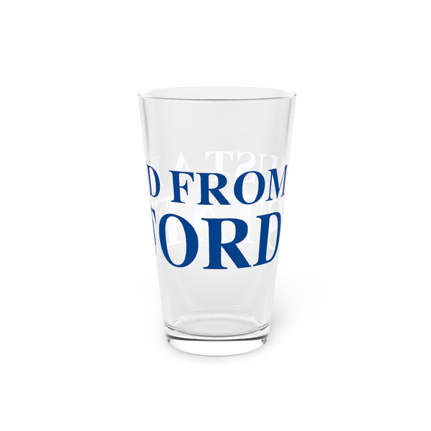 Just a kid from Stafford Pint Glass, 16oz