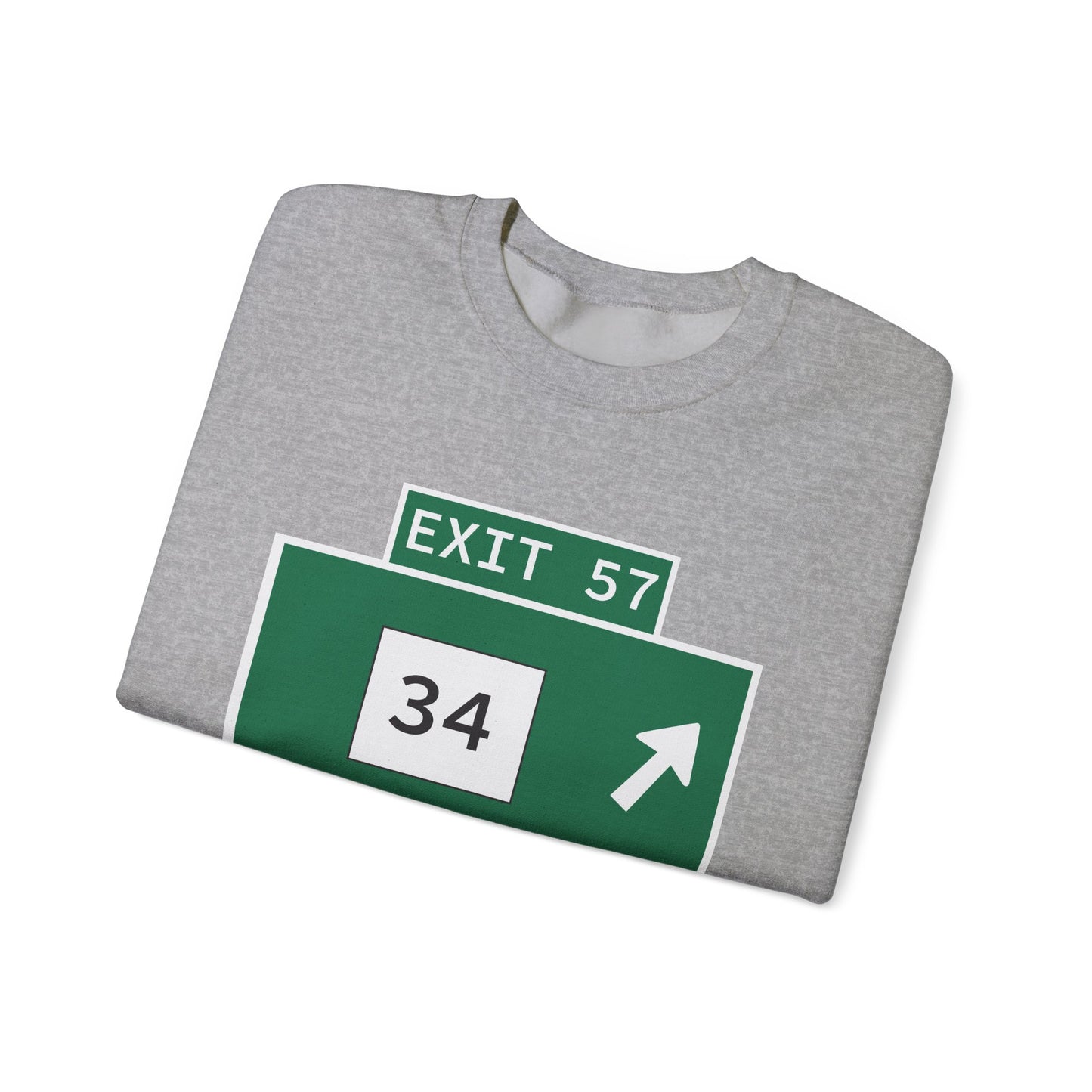 Vintage WCP Exit 57 Sign Unisex Heavy Blend™ Crewneck Sweatshirt