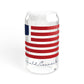 Fairfield Connecticut Flag Sipper Glass, 16oz
