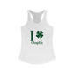 I Clover Chaplin Women's Ideal Racerback Tank Top