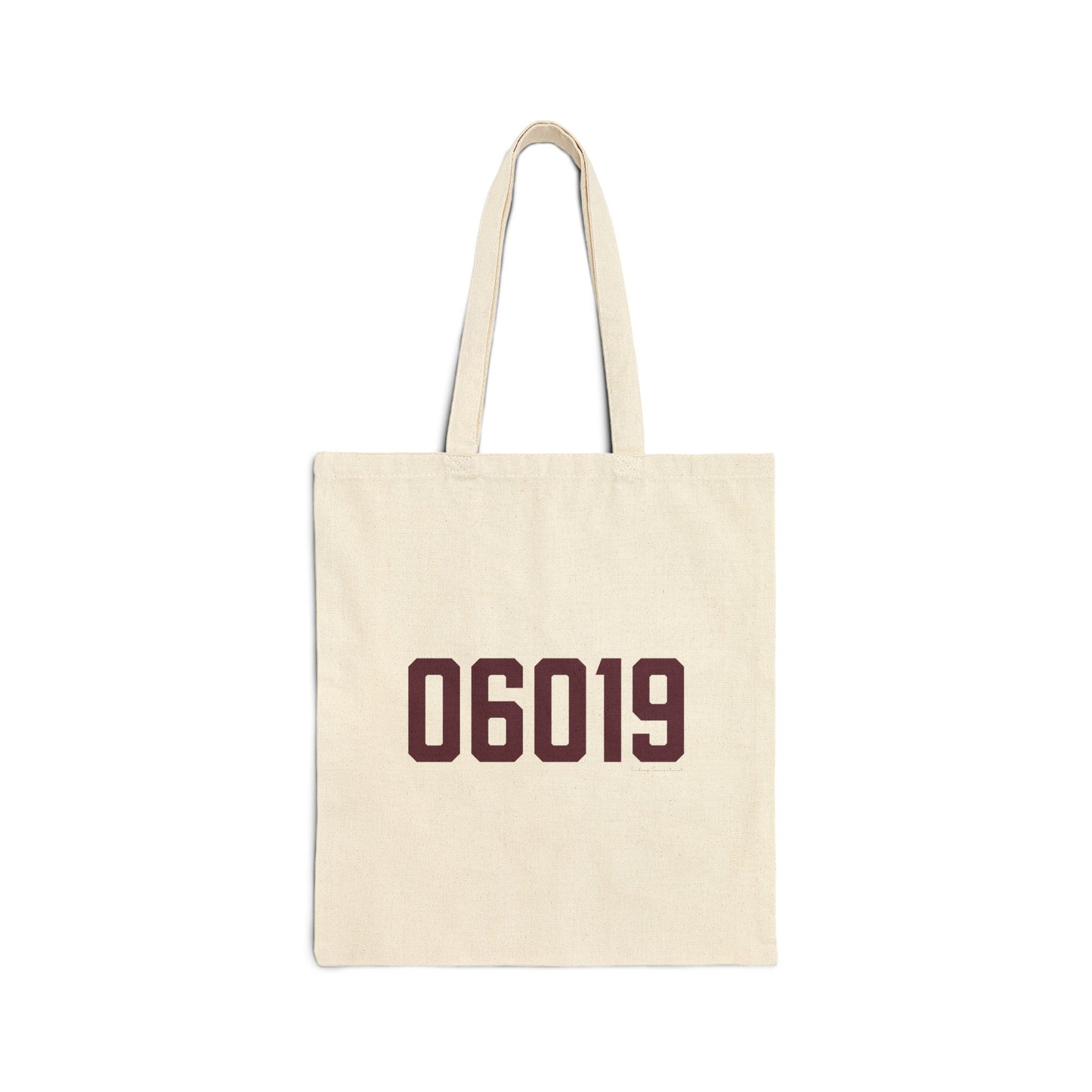 06019 Canton Connecticut Zip Code Cotton Canvas Tote Bag