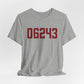 06243 Killingly  Connecticut Zip Code Unisex Jersey Short Sleeve T-Shirt