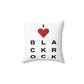 Black Rock Vision Spun Polyester Square Pillow