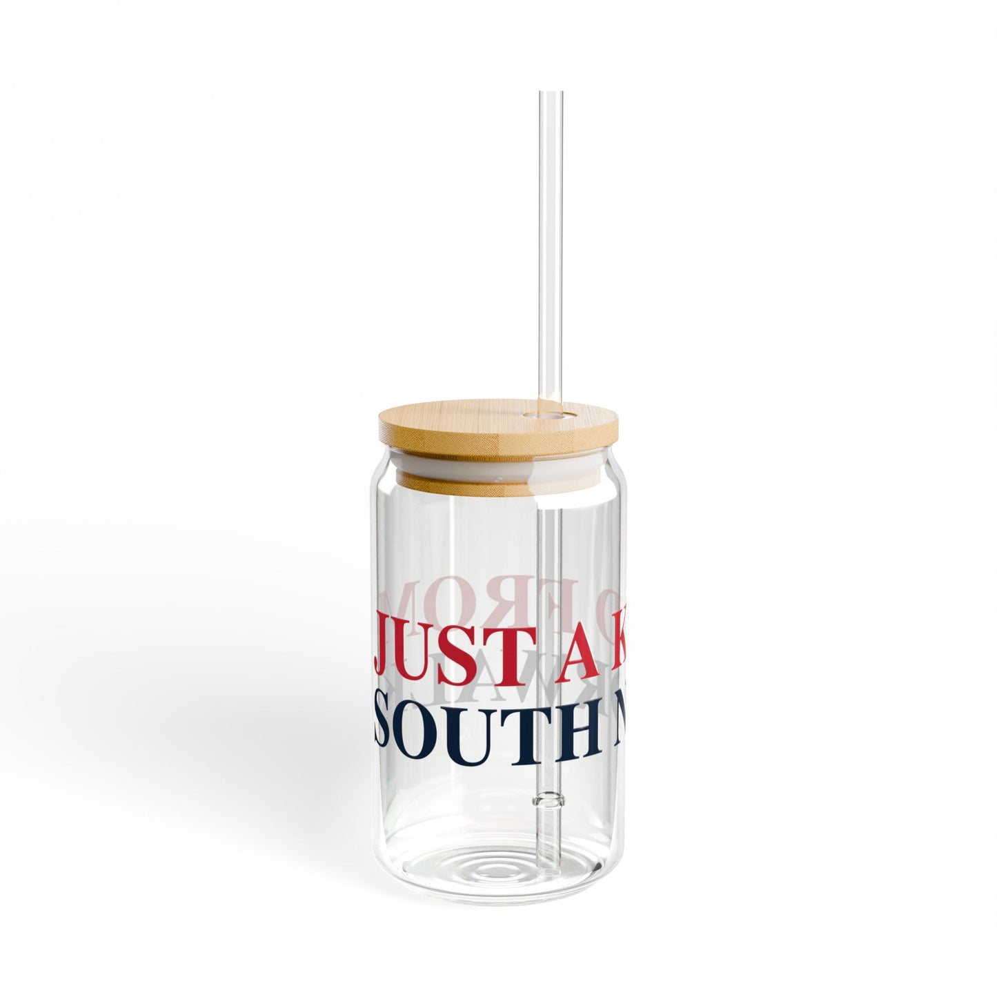 Just a kid from South Norwalk Sipper Glass, 16oz