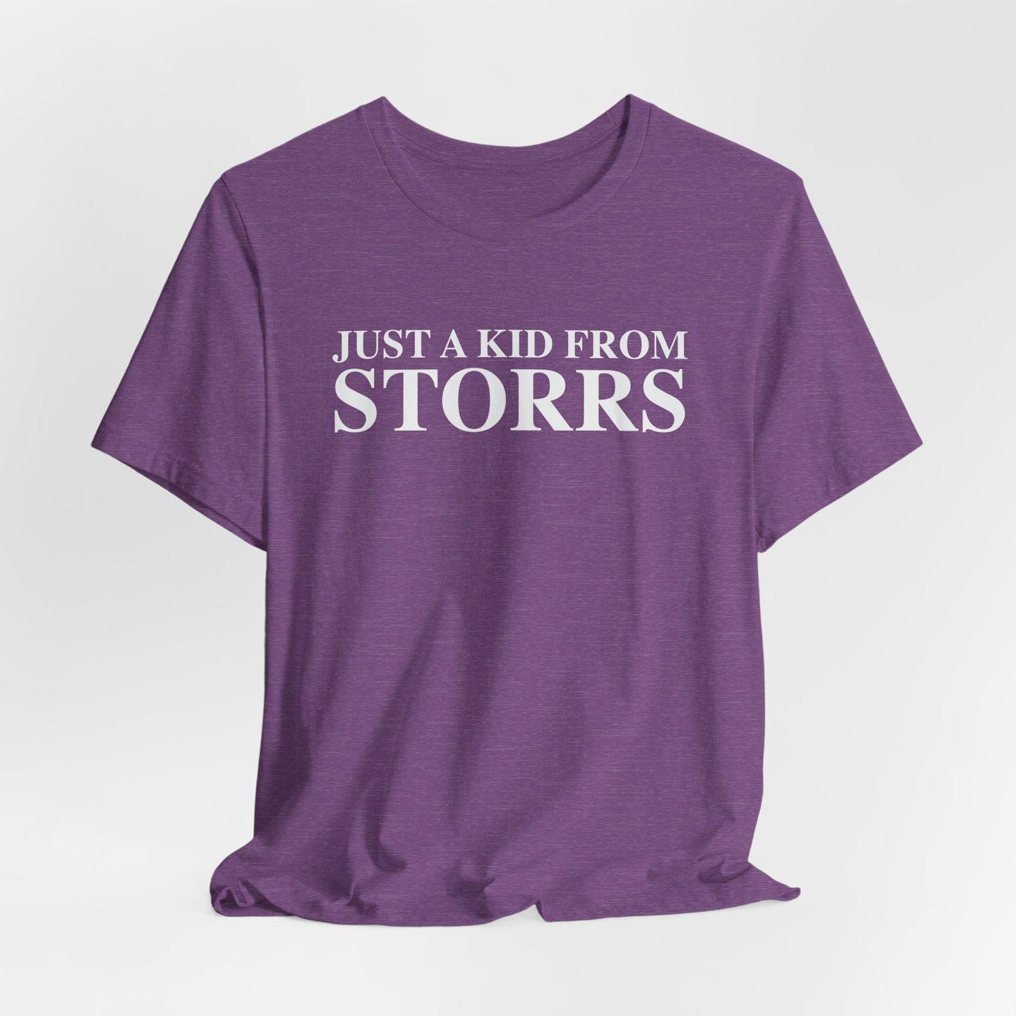 Just a kid from Storrs Unisex Jersey Short Sleeve T-Shirt