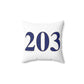 203 Spun Polyester Square Pillow
