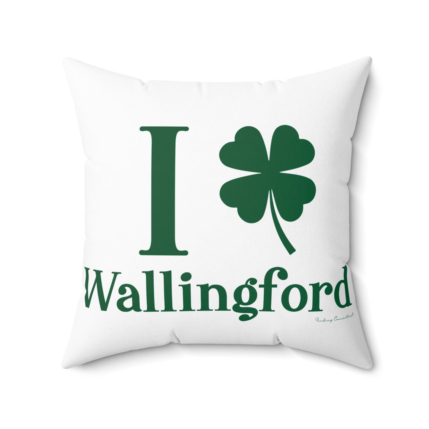 I Clover Wallingford Spun Polyester Square Pillow