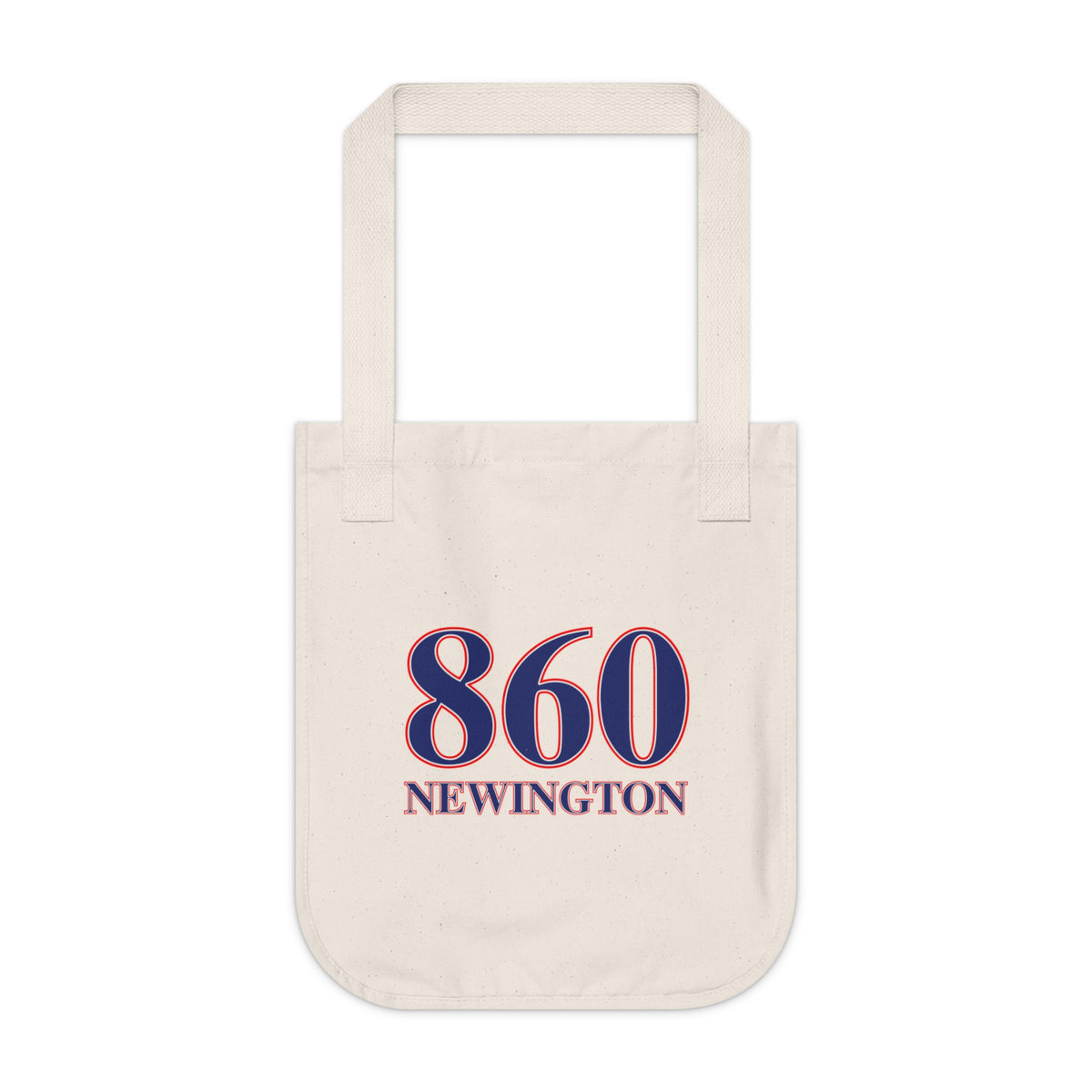 860 Newington Red, White & Blue Organic Canvas Tote Bag
