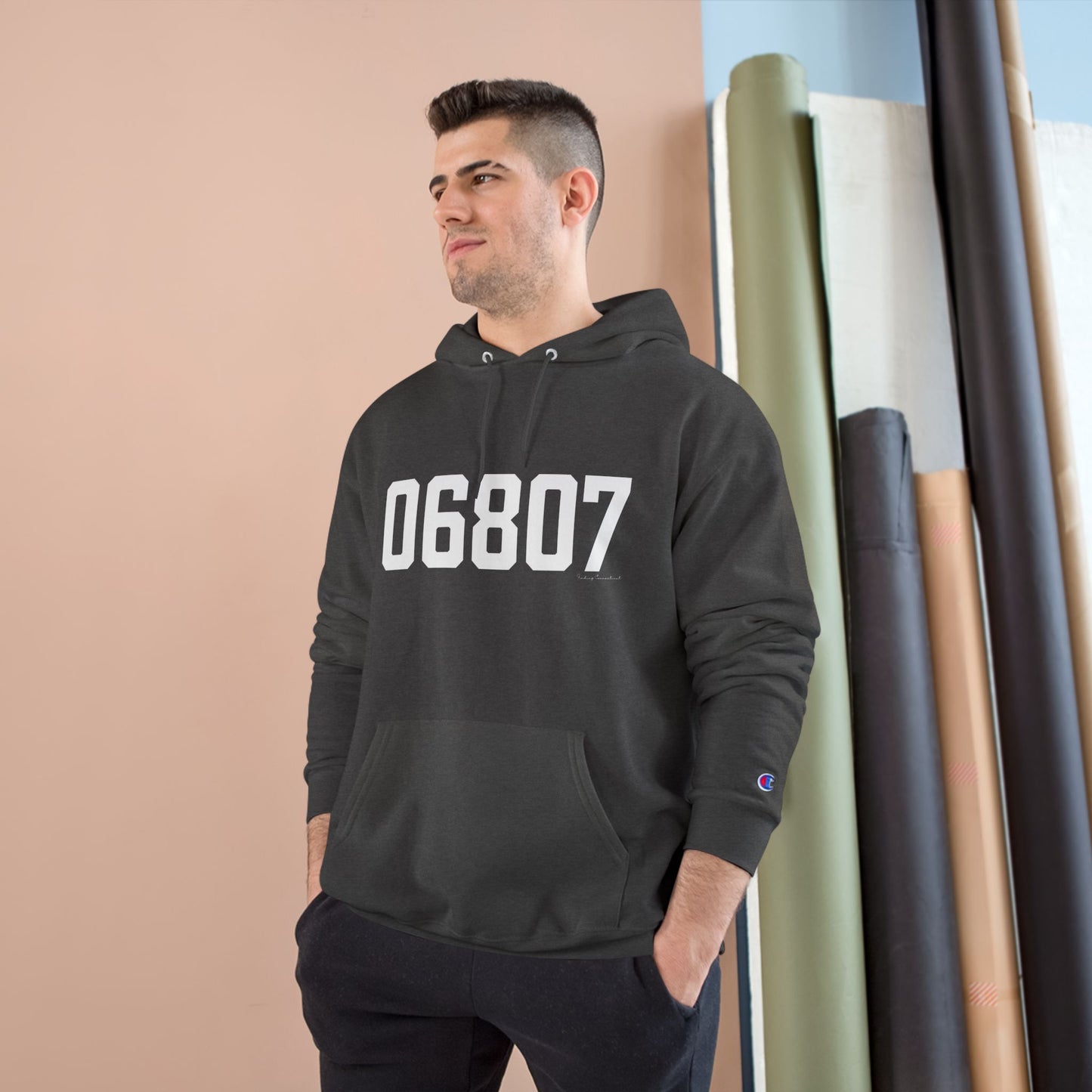 06807 - Greenwich CT Zip Code Champion Hoodie