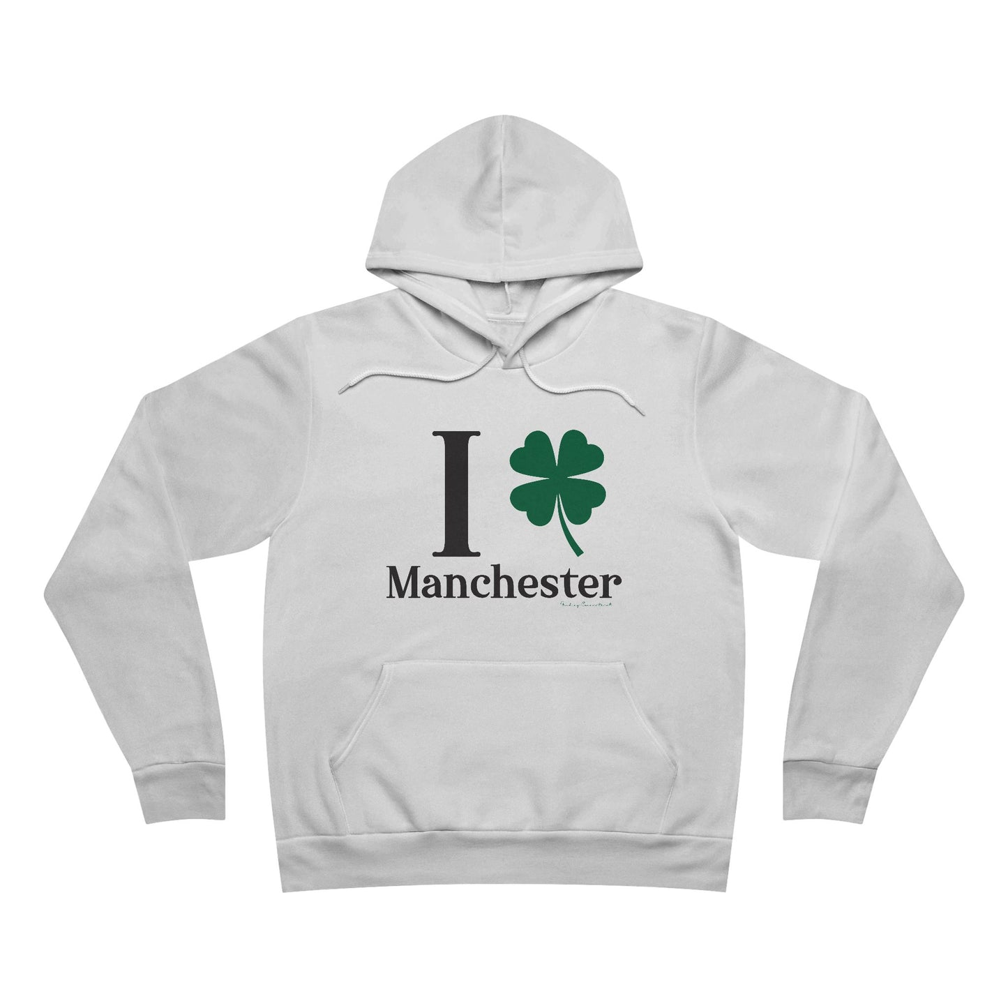 I Clover Manchester Unisex Sponge Fleece Pullover Hoodie