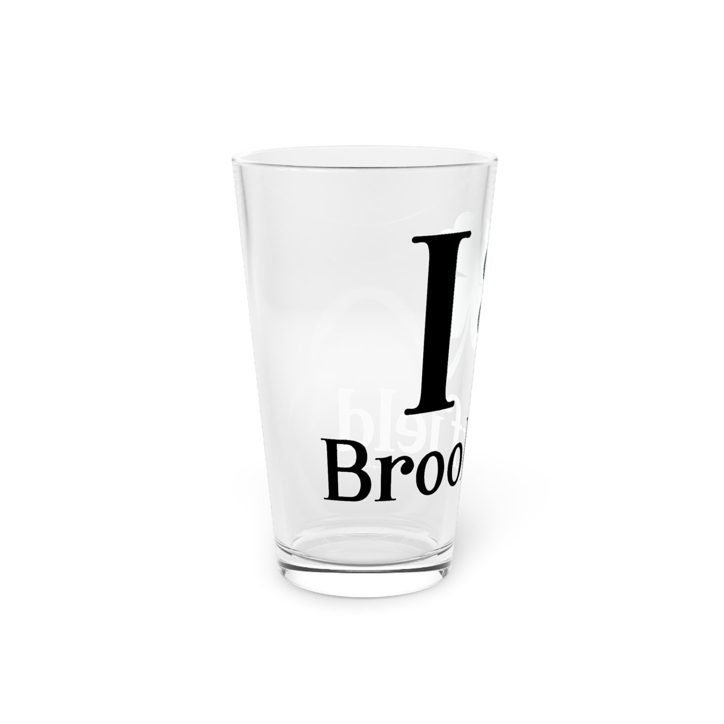 I Clover Brookfield Pint Glass, 16oz