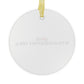 Love Strawberry Hill Glass Ornaments