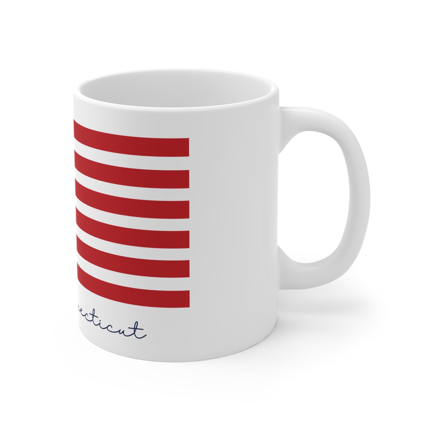 Monroe Connecticut Flag Mug 11oz
