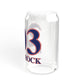 203 Black Rock Red White & Blue Sipper Glass, 16oz