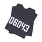 06043 Bolton CT Zip Code Unisex Jersey Short Sleeve T-Shirt