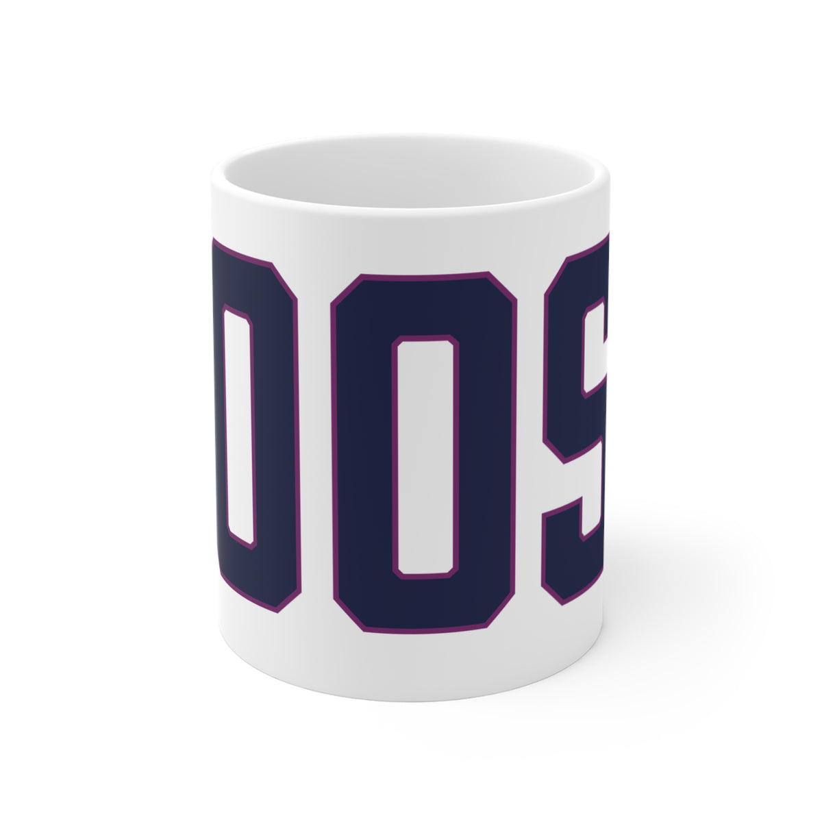Goose Zip Code Blue & Purple Mug 11oz
