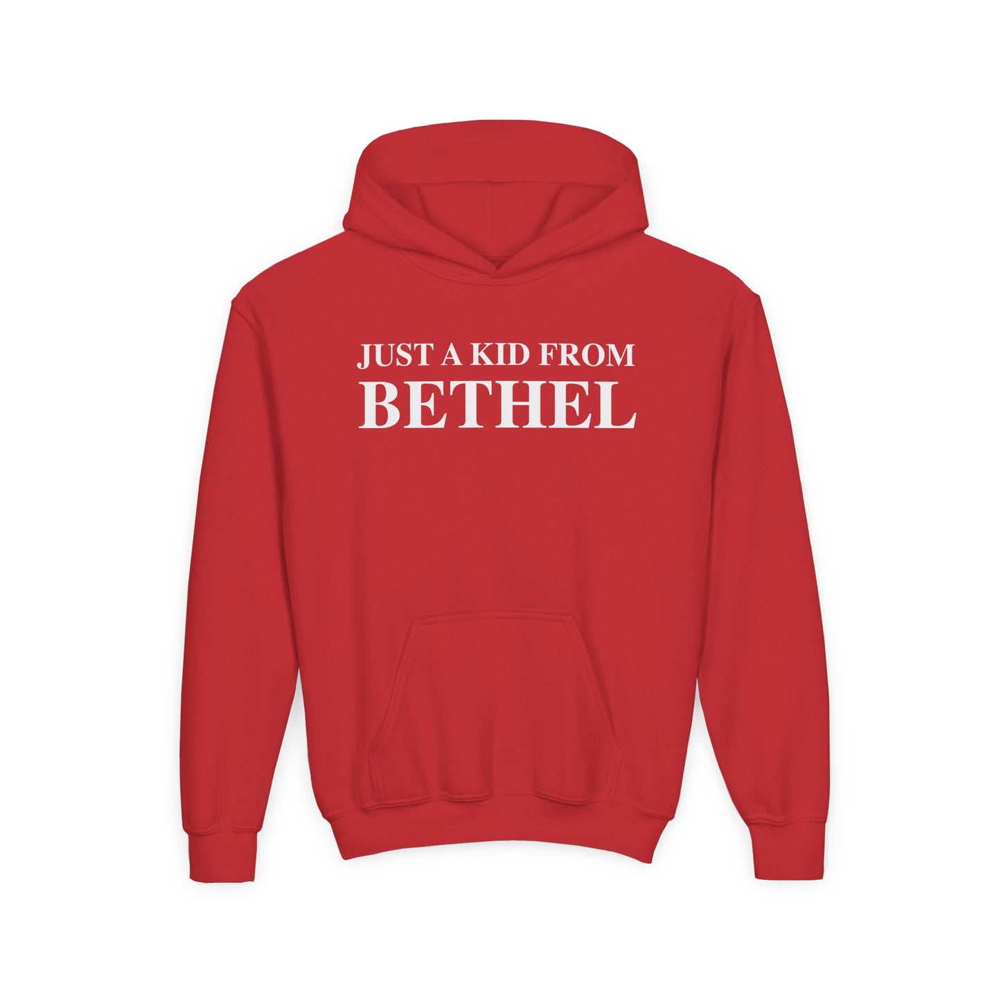 Just a kid from Bethel Youth Heavy Blend Hooded Sweatshirt